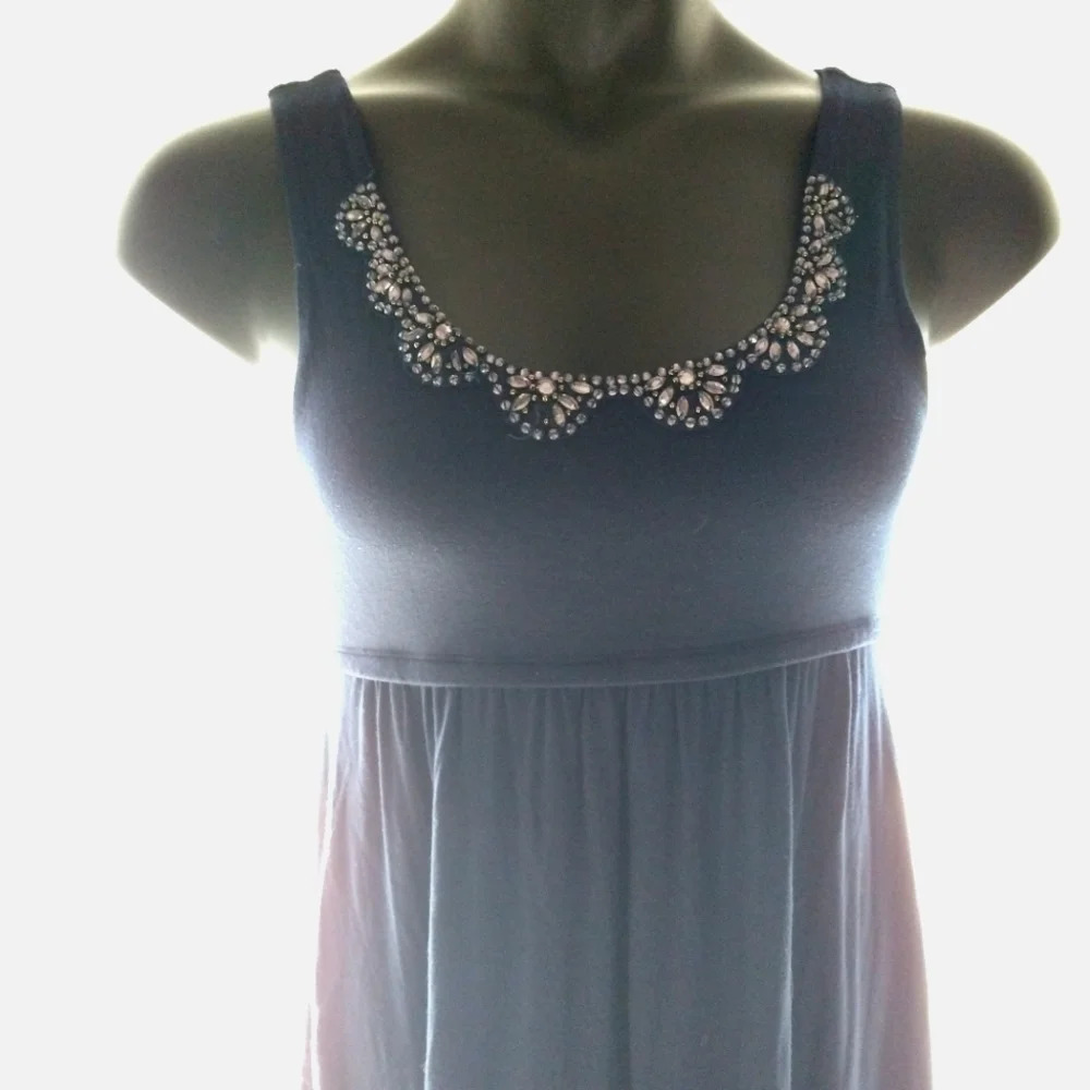 Ann Taylor Jeweled Babydoll Dress EUC โค๏ธ - Picture 6 of 12